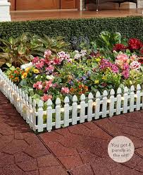 Picket Fence Garden Fence Plants
