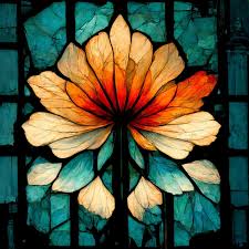 Stained Glass Flower Images Free