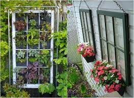 Garden Decorations Of Old Windows