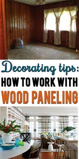 How To Decorate Around Dark Wood Paneling