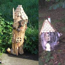 Fairy Houses Wooden Goose