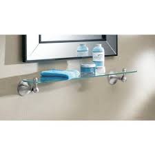 Moen Lounge 24 In W Glass Bath Shelf