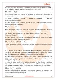 Compounds Ammonia Solutions For Icse