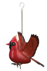 Cardinal Bird Bouncie Garden Decor