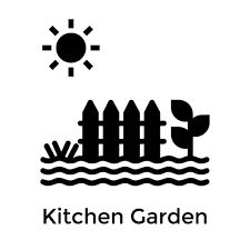 Kitchen Garden Icon Design Filled