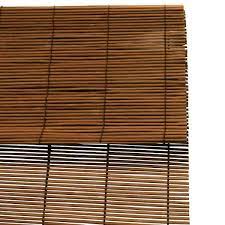 Radiance Imperial Matchstick Cord Free Roll Up Shade Fruitwood 36 W X 72 L