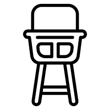 Baby Chair Icon Vector Image