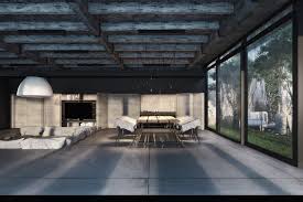 Industrial Style Dining Room Interior