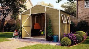 Pressure Treated Hobbyist Apex Shed