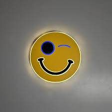 Smile Icon Light Smile Face Lamp