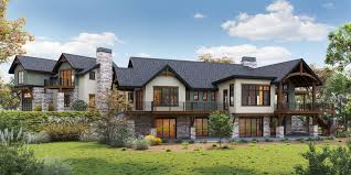 Luxury Mountain Home Plan With In Law
