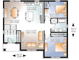 Small Split Level Home Plan 22354dr