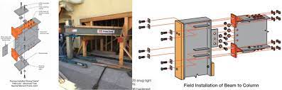 field installation beam to column