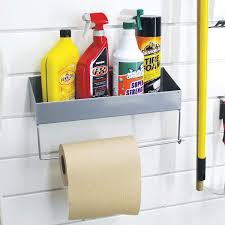 D Slatwall Shelf And Paper Towel Holder