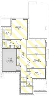Modern Home Plan With Third Floor Wet