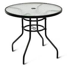 Round Metal Outdoor Coffee Table