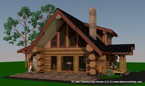 Western Red Cedar Log Cabin Home From