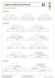 Algebraic Expressions Worksheet