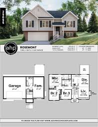 Split Level Traditional House Plan