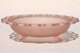 Vintage Depression Glass Pink Mist