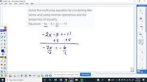 Solved Solve The Multi Step Equation