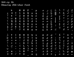 linux console fonts