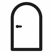 Arched Door Icon On
