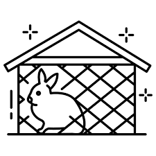 Rabbit Hutch Free Animals Icons