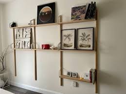 Wall Book Shelf Ikea Svalnas Rare