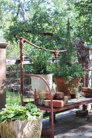 French Country Vintage Garden Bench