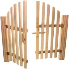 Nuobesty Miniature Wood Fence And Gate
