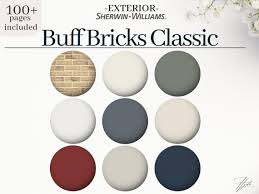 Exterior Color Palette Buff Bricks