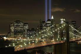 september 11th tribute in light through
