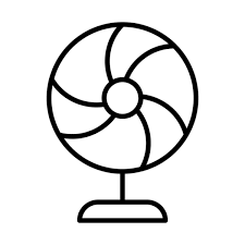 Air Cooler Electric Icon Outline Style