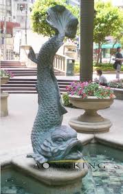 Outdoor Decor Koi Fish Fountain