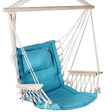Ft Hammock Chair With Wooden Armrests