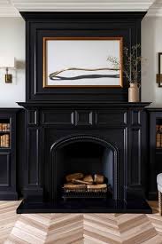 22 Bold Black Fireplace Design Ideas