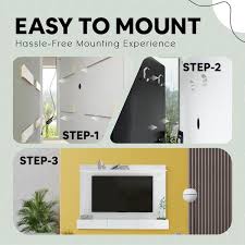 Homestock White Wall Mounted Floating