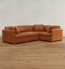 Won Leather 4 Piece Sectional Sofa