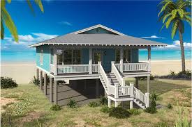 Vacation Beach House Plan 2 Bedroom