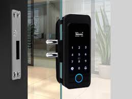 Glass Door Lock With Fingerprint Card