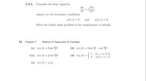 Heat Equation Subject