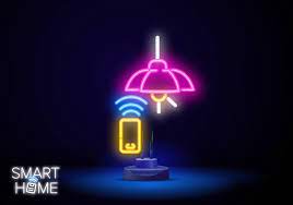 Glowing Neon Smart Table Lamp System