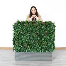 Artificial Hedge Planters As Space