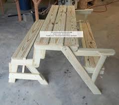 Convertible Folding Picnic Bench Table
