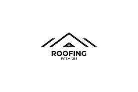 Flat Roofing Logo Design Vector