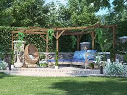 Utopia Triangle Pergola W4m X D5 5m