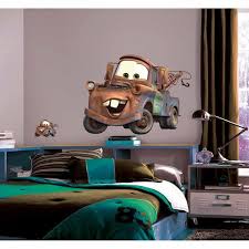 Roommates Cars Mater L Stick Giant Wall Decal