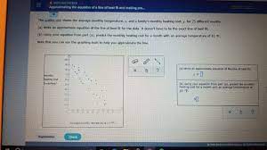 Approximating The Equation Of A Line Of