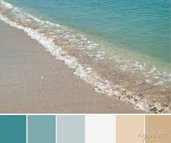Colors Of Turquoise Green Sea Water In